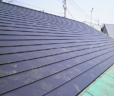 横葺き屋根